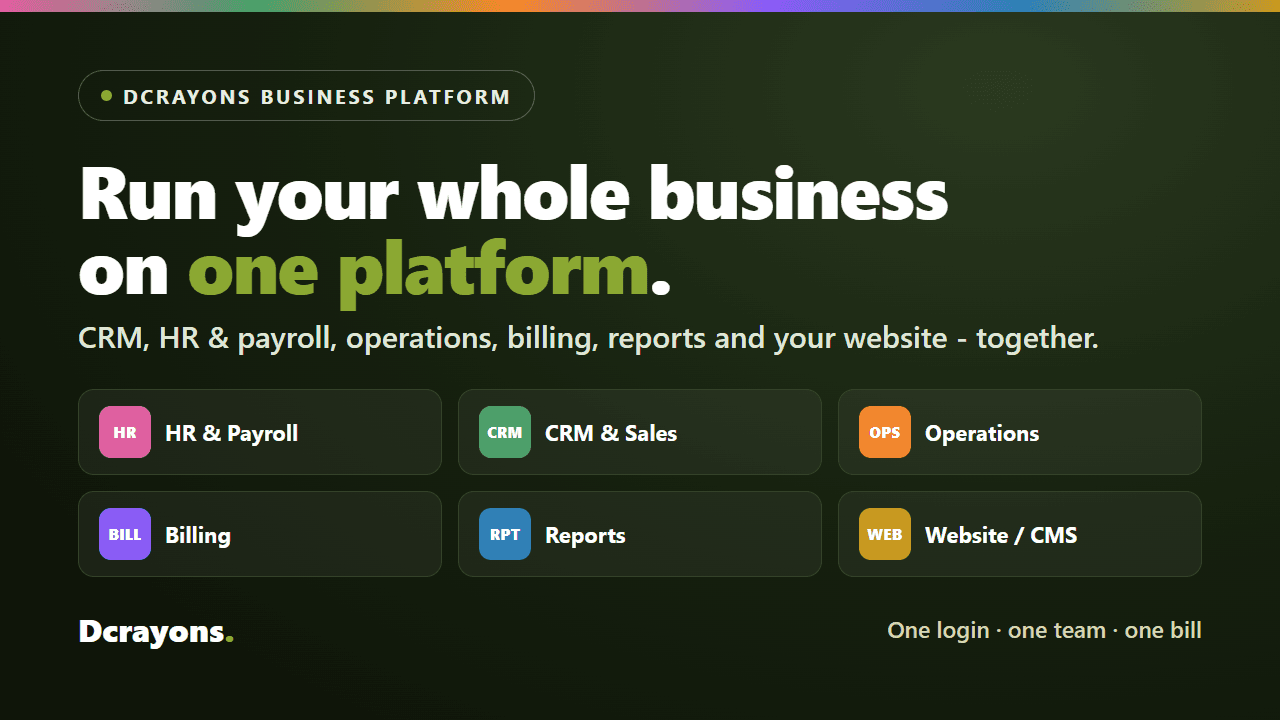 Run Your Whole Business on One Platform