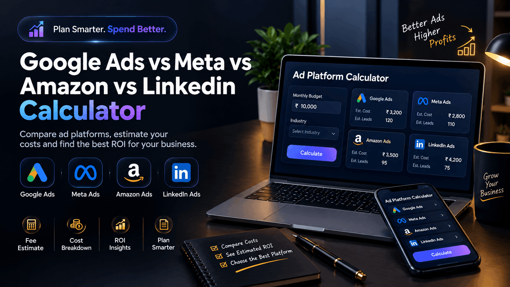 Google Ads vs Meta vs Amazon vs LinkedIn