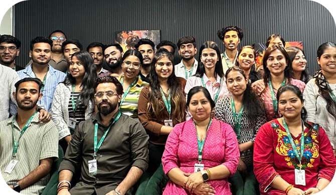 Our team in action -- building digital growth for D2C and B2B brands across Delhi NCR.