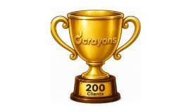 Crossed two hundred clients