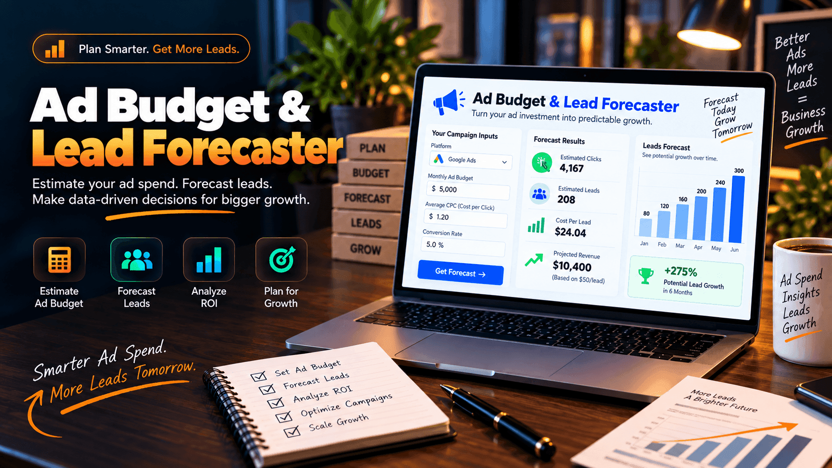 Ad Budget & Lead Forecaster