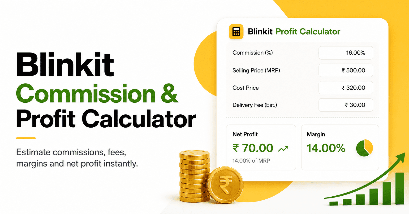 Blinkit Commission & Profit Calculator