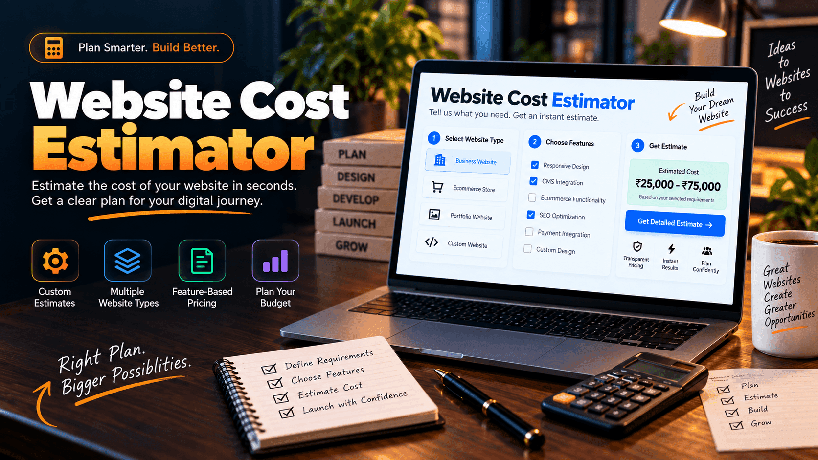 Website Cost Estimator
