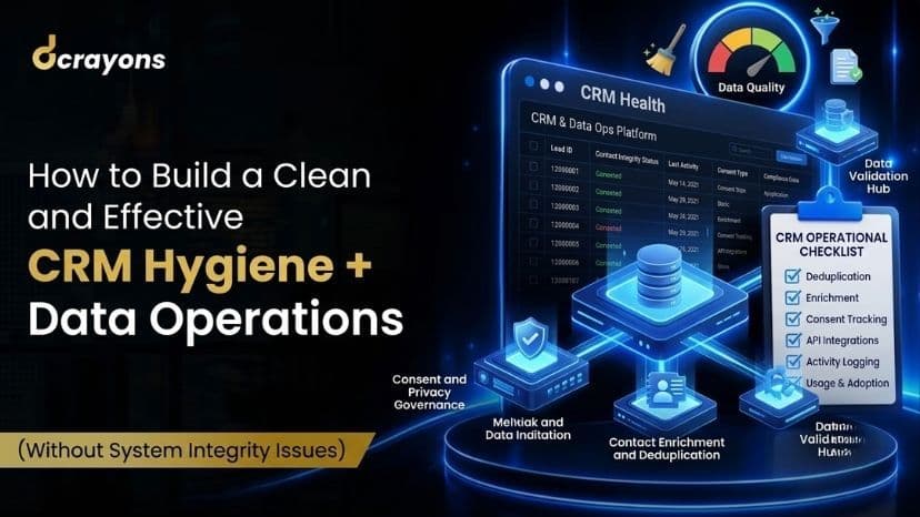 CRM Hygiene + Data Operations: Clean & Effective