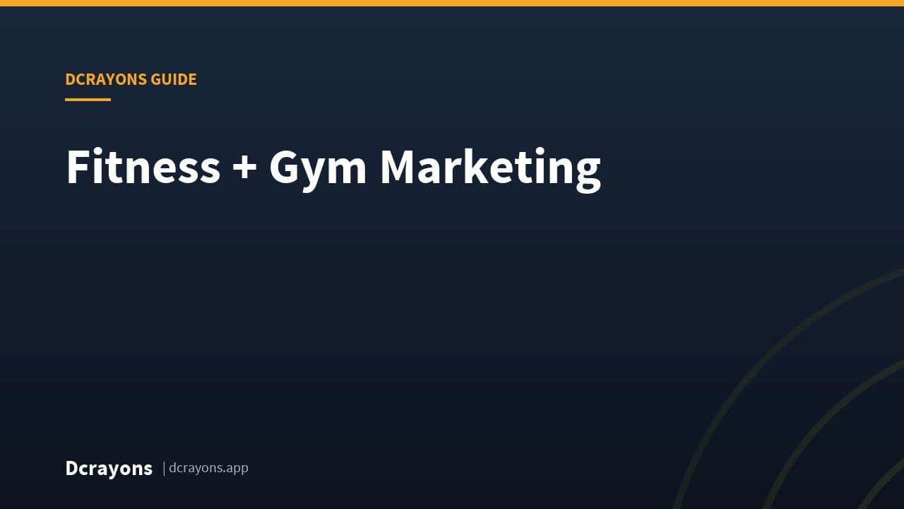 Fitness + Gym Marketing