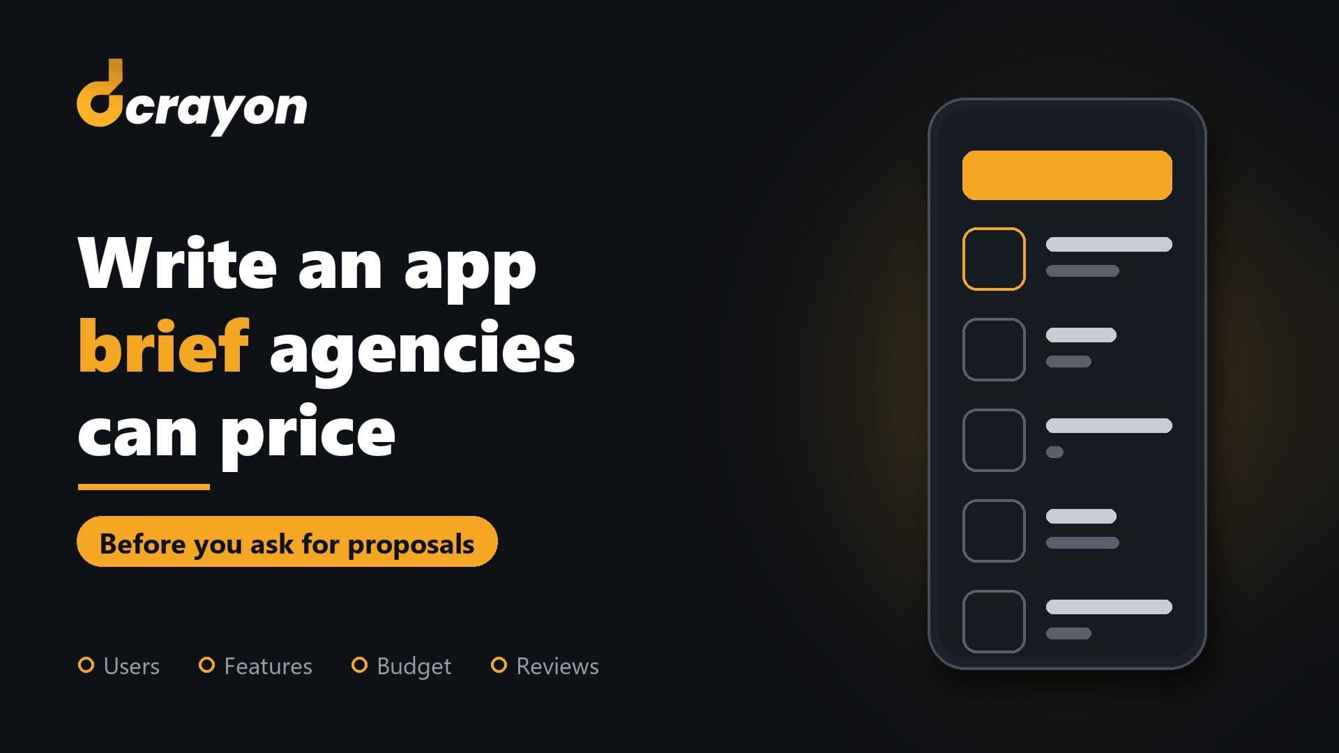 How to Write a Mobile App Brief Before Asking for Proposals