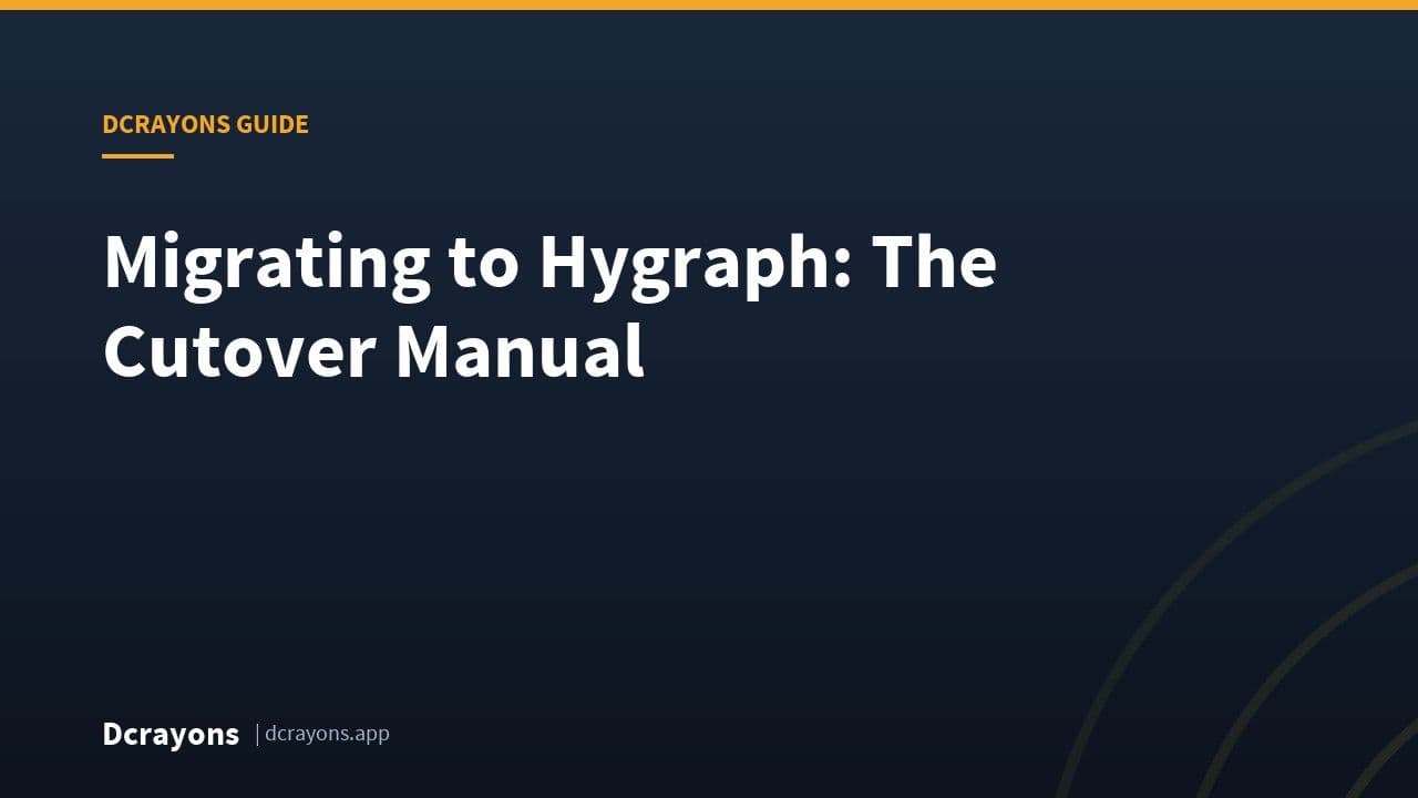 Migrating to Hygraph: The Cutover Manual