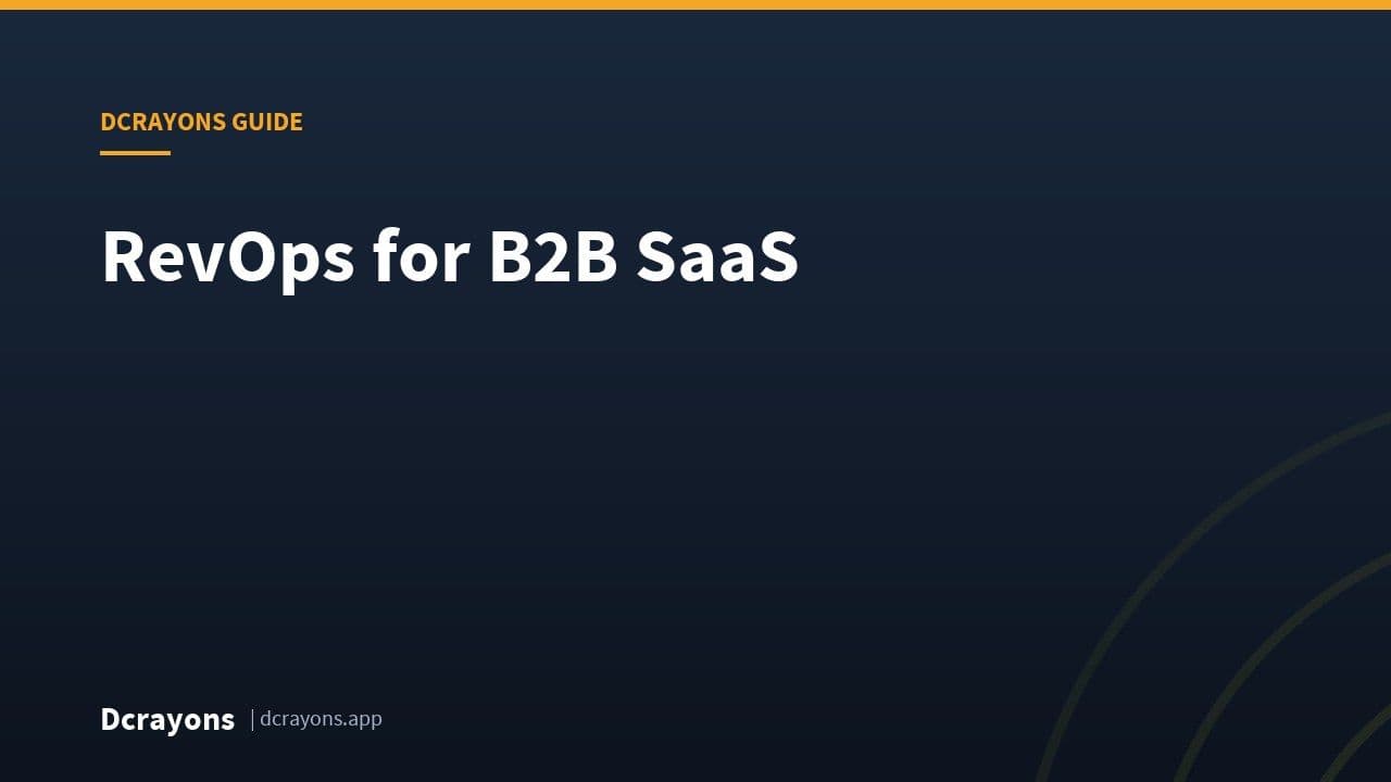 RevOps for B2B SaaS
