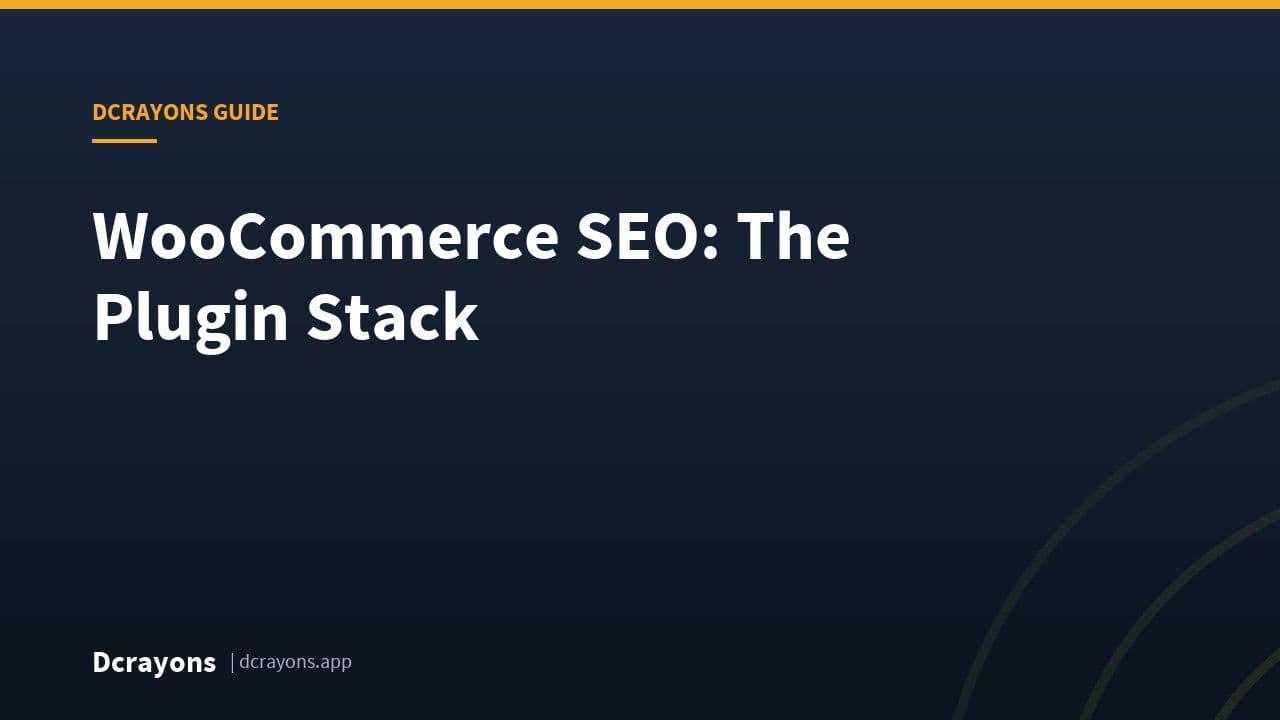 WooCommerce SEO: The Plugin Stack