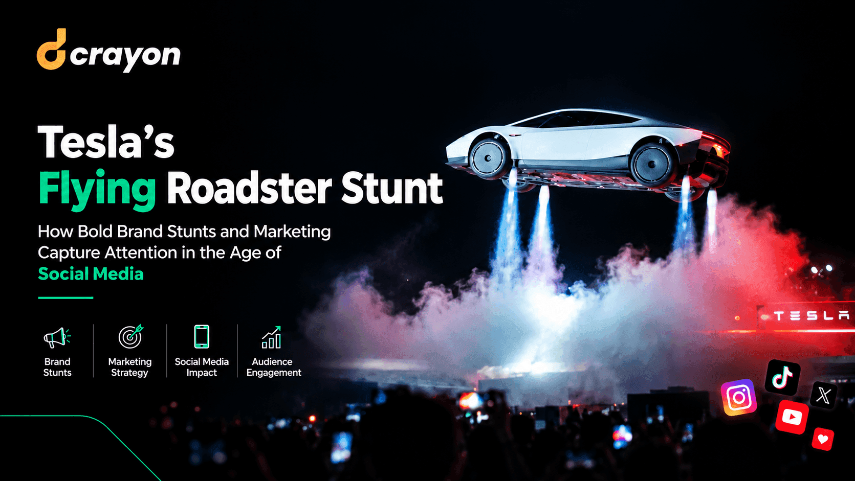 Tesla’s Flying Roadster Stunt How Bold Brand Stunts and Marketing Capture Attention in the Age of Social Media