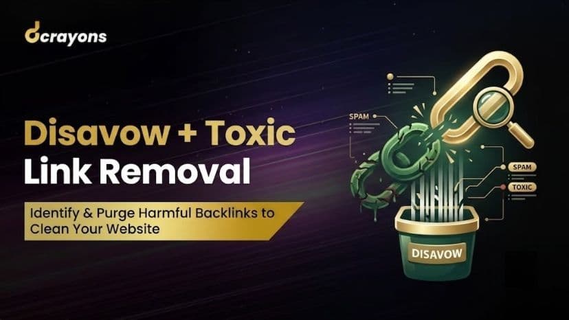 Disavow + Toxic Link Removal: Purge Harmful Backlinks