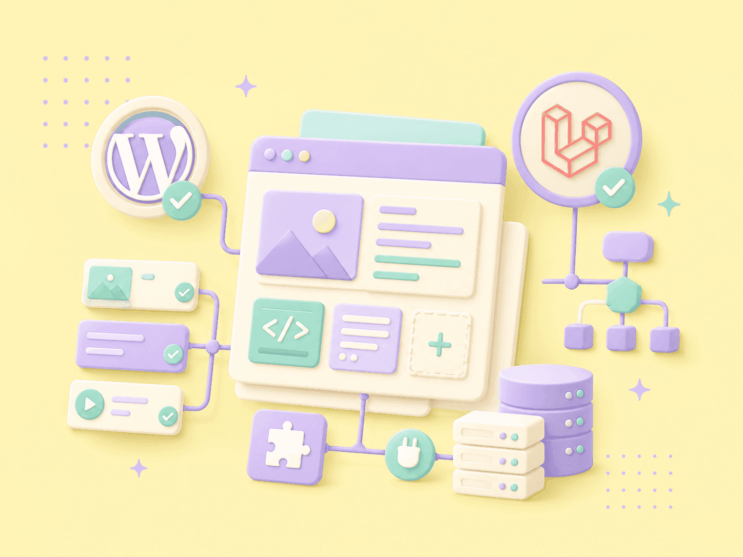 WordPress and Laravel